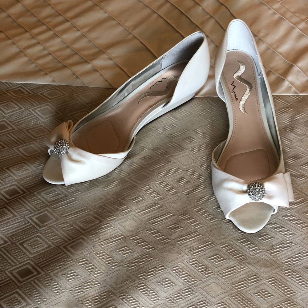 Nina Ronelle Wedge Peeptoe